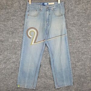 Vintage Southpole Jeans Mens 34X31 Blue Denim‎ Relaxed Fit Baggy Skater Hip Hop